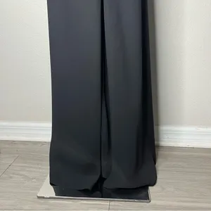 Vintage Zum Zum Black Feather Trim Eveningwear Maxi Prom Dress Gown Whimsigoth thumbnail 6