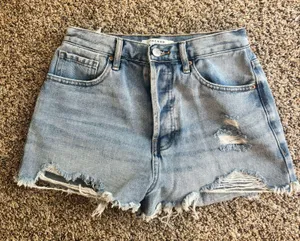 Pacsun Indigo vintage high rise jean shorts thumbnail 1