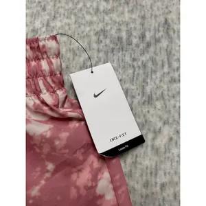 Nike Womens Dri-FIT Running‎ Shorts Pink Tie Dye Loose Fit Training DA1153-668 M thumbnail 2