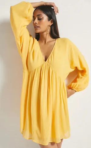 Anthropologie NWT Forever That Girl Flowy Mini Dress, Size S thumbnail 4