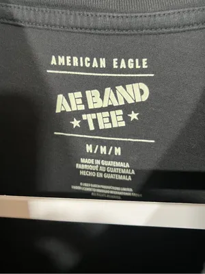 Queen AE Band Tee in Dark Gray Size Medium Baggy thumbnail 2