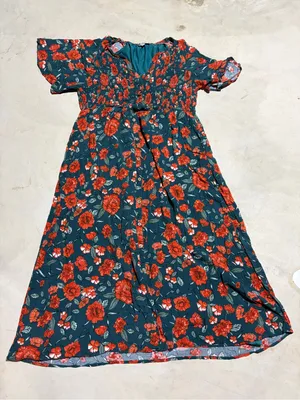 Baltic born botega midi Floral Midi Dress 1XL thumbnail 1