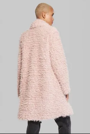Wild Fable Dusty Rose Teddy Coat thumbnail 2