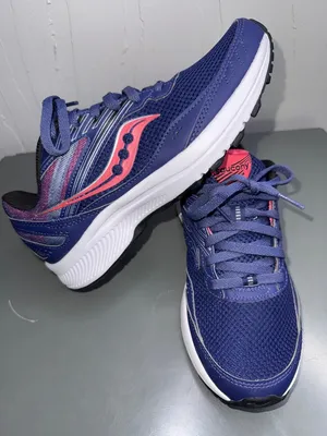 Saucony Women's Cohesion 15 in the "Cobalt/Punch Running Shoes Size 7 thumbnail 1
