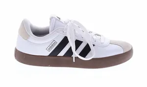 adidas White Sneakers with Black vl court Shoes thumbnail 1