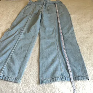 Madewell Belted‎ Baggy Jeans Light Wash High Rise Wide Leg NWT 31 thumbnail 5