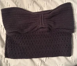 American Eagle Dark Gray Tube Top thumbnail 1