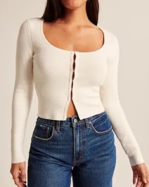 Abercrombie & Fitch Hook & Eye Cardigan thumbnail 1