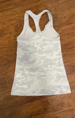 White Camo Lululemon Tank Top thumbnail 2