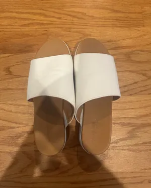 White Wedge Sandals Size 7 thumbnail 2