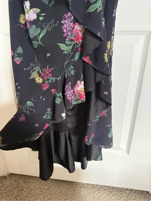 AMUR Pasqualena One Shoulder Dress in Floral Print thumbnail 5