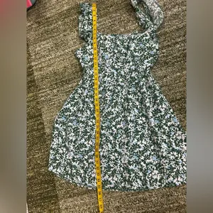 Tie back mini dress Green thumbnail 3
