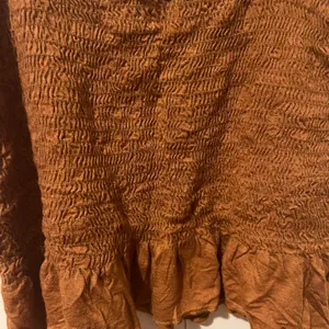 Smocked Crop Top Brown thumbnail 4