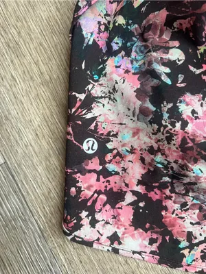 Lululemon Women's Pink Floral Athletic Skort thumbnail 6