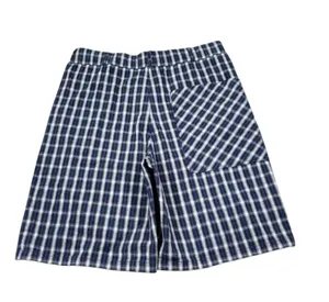 Urban Outfitters Playa Plaid Longline Shorts Size Large Blue White Relaxed Baggy thumbnail 3