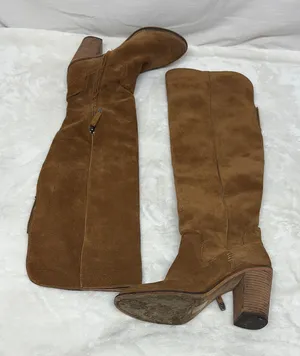 Dolce Vita Tan Suede Over the Knee Boots thumbnail 1