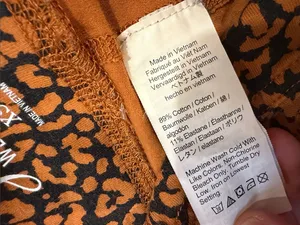 J.Crew Weekend Leopard Print Leggings Orange Black Size XS - C61-112 thumbnail 5