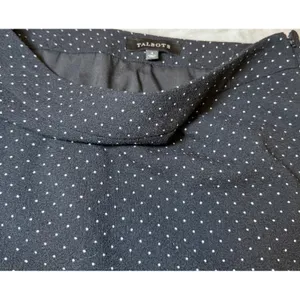 Talbots Womens Size 4 Black Polka Dot Skirt Knee Length Professional Casual thumbnail 11