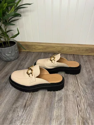 Circus NY by Sam Edelman Womens Light Pink with Gold Evangeline Heeled Mule 8 thumbnail 4