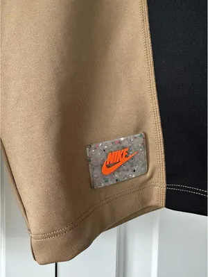 Nike Sportswear Dri-Fit High Waist Bike Shorts Dark Driftwood/Black XS thumbnail 5