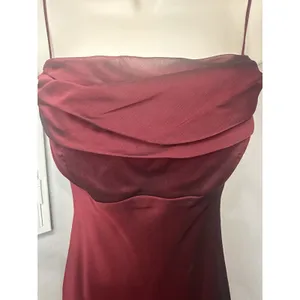 Betsy & Adam burgundy maxi dress‎ size 4 thumbnail 2