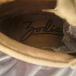 ZODIAC Siona Faux Suede Platform Booties Southwestern Print Elmwood Tan 7.5 NEW thumbnail 9