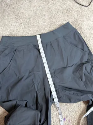 Mountain Hardwear Women’s Hiking Pull On Ankle Pants Ripstop Outdoor in Black S thumbnail 10