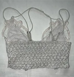 Free People Lace Strappy Adella Floral Bralette size M thumbnail 2