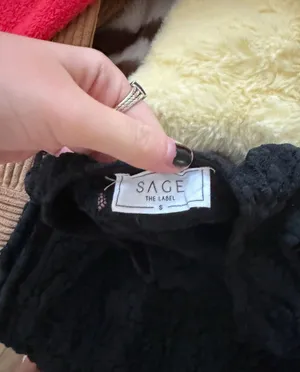 Sage The Label Black Lace Dress thumbnail 1