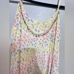 Free People FP One Sequin Asymmetrical Tunic Dress new without tags thumbnail 3