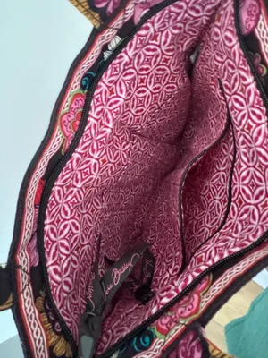 Vera Bradley Mod Floral Pink Morgan Shoulder Bag/Tote thumbnail 4