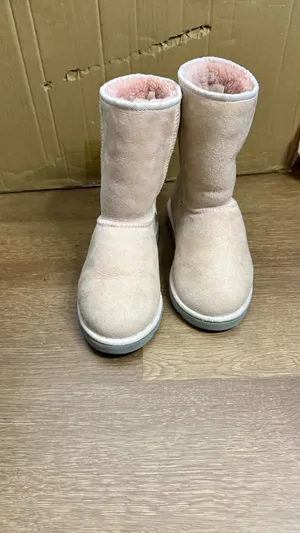 UGG Classic Short II Birchwood Water-resistant Suede Women Boots Size Size 8 thumbnail 2