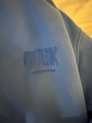 White Fox Boutique Hoodie Blue M/L thumbnail 2