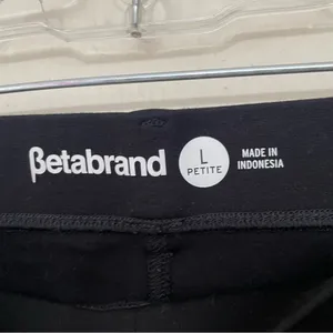 Betabrand Classic Dress Pants Yoga Pants Bootcut Black ~ Women’s Size L Petite thumbnail 4