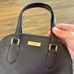 Kate Spade Black Small Handbag Domed-Flawed thumbnail 3