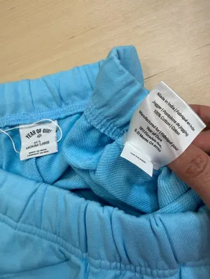 Years of Ours X FFF Joggers Oversize Cotton Sky Blue Medium/Large thumbnail 7
