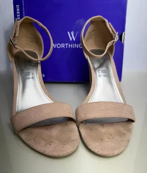 Worthington Beckwith Dress Sandals – Light Natural Suede – Size 7.5M thumbnail 1