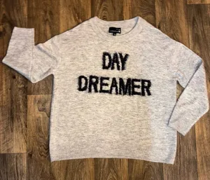 Day Dreamer Women's Gray Super Soft and Cozy Sweater thumbnail 1