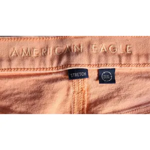 American‎ Eagle Womens Soft Grunge Orange Shorts Stretched, 12 thumbnail 3