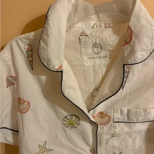 Printfresh Embroidered Shells Short PJ Set thumbnail 5