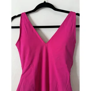 NWT TA3 Plungey Swimsuit Lace Up One Piece Shapewear Pink Size XS XLONG thumbnail 5