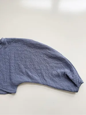Zara Quilted Cropped Sweatshirt Size Medium thumbnail 6
