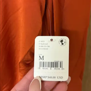 Intimately Free People “Wind Down” Orange Top thumbnail 4