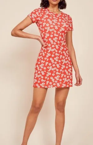 Reformation‎ Mini Floral Dress thumbnail 1