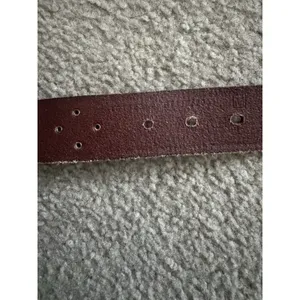 Fossil women's Brown Braided leather Belt Size M thumbnail 8