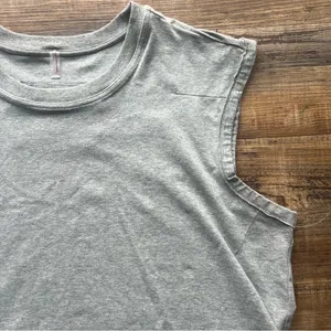 Free People Movement Sweatshirt Tank Workout Sleeveless Pockets Oversized Size M thumbnail 2
