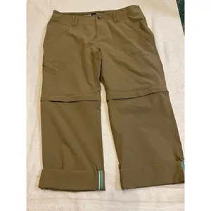 Marmot Women’s Brown Convertible Hiking Pants/ Outdoor/ Camping/Capri Size 6 thumbnail 9