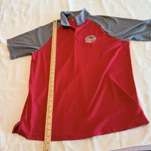 WNBA Men's Indiana Fever Antigua Red/Steel Nova Polo Large thumbnail 7