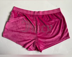 Juicy Couture Pink Velour Soft Sleepwear Shorts thumbnail 1