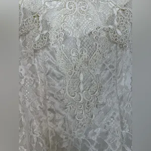 Loralie Original Vintage 90’s Off The Shoulder Lace Wedding Dress White size 4 thumbnail 11